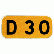 Cartouches à fond jaune E43 - Signalisation routière départementale Cartouches à fond jaune E43 - Signalisation routière départementale