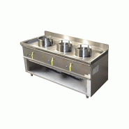 Fourneau wok 3 bruleurs l1500 asia i  BERTRAND - jumbo