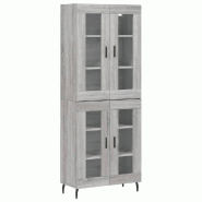 Helloshop26 - Buffet bahut commode armoire meuble de rangement organisateur cuisine salle de séjour salon haut sonoma 69,5 x 34 x 02_0035508 - 300021