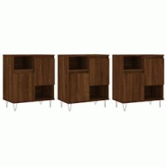 Helloshop26 - Buffet bahut commode armoire meuble de rangement organisateur cuisine salle de séjour salons 3 pcs bois d'ingénierie 02_0037087 - 3000 Helloshop26 - Buffet bahut commode armoire meuble de rangement organisateur cuisine salle de séjour salons 3 pcs bois d'ingénierie 02_0037087 - 3000