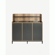 Mobiliara - Meuble de tri Trineo - Interieur - Mdf finition stratifiée- 3 Bacs 70 Litres - multicolore Bois manufacturé A06481/01 Mobiliara - Meuble de tri Trineo - Interieur - Mdf finition stratifiée- 3 Bacs 70 Litres - multicolore Bois manufacturé A06481/01