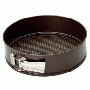Moule à manqué 1 fond démontable 26 cm -  Noir Rond Acier Gobel 26.00x26.00 cm - noir acier 3075302216609