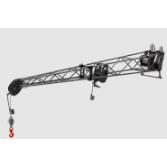 Potence treillis avec treuil ligne simple 800 kg / ligne double 1,5 t  - ATT-04-007 - MAGNITH