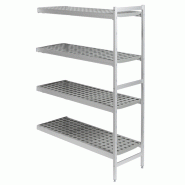 Rayonnage modulaire d'angle polymère 6611 Fermostock Longueur 1299 mm - 4, 360