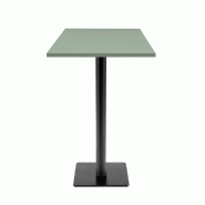 RestooTab - Mange-debout Milan T 50x50cm vert celadon - vert fonte TB-MITFF-5050M-VER.CEL