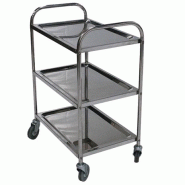 Servante en inox 304 capacité 100 kg ASERNOX3 Servante en inox 304 capacité 100 kg ASERNOX3