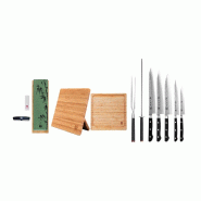 Set complet Deluxe 11 pièces KOTAI Tsubame – 6 couteaux et 5 accessoires - inox 708999029193