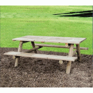 Table pique-nique traditionnel