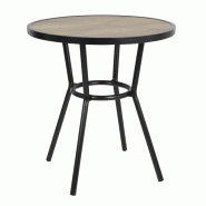 Table ronde d'extérieur Marston Bolero noire 700mm - DX986
