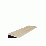 Tablette + console pour gondole Pin Naturel L90xP30cm - Réf.400733 - par 2