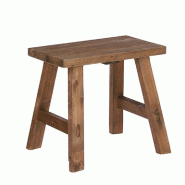 Tabouret en bois recyclé 38x28x34cm