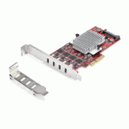 Carte PCIe USB-C 4 Ports, USB 3.2 10 Gbit/s, Carte d'Extension PCI Express USB-C, 4 Contrôleurs USB_0