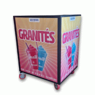 Chariot pour machine à granité avec étagere - Ice Freddo - 60x70x93cm - multicolore 3701777100289