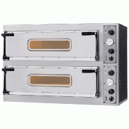 Diamond - Four électrique 2x 2 pizzas diam. 350mm, 2 chambres - réf. WR-DFXL-22 - gris AKS-WR-DFXL-22