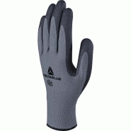Gant de protection thermique tricot polyester/acrylique - paume enduite mousse nitrile + picots - ve728