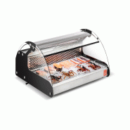 Gasfrit – Vitrine réfrigérée d’exposition pour poisson avec vitre incurvée, 1070 × 882 × 419 mm - inox GFF401