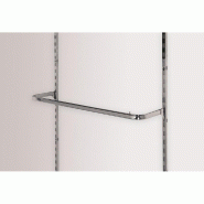 Guidon penderie - L90xP35cm - chromé - gris - acier