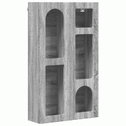 Helloshop26 - Armoire suspendue moderne avec étagères 59 x 20 x 100 cm grand espace de stockage salle de bain en bois d'ingénierie 02_0054797 - Boi