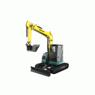 Mini-pelle - AMX 95 DDP - Ammann - 73 CV, Profondeur de fouille exceptionnelle, Yanmar Turbo Stage V