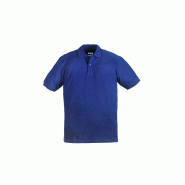 POLO SAFARI 220g/m² 100% coton BLEU
