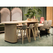 Table de coworking Parcell sur mesure Dinavi pour open-space Table de coworking Parcell sur mesure Dinavi pour open-space