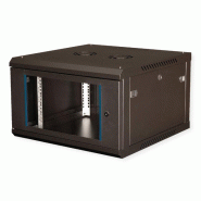 VALUE Boîtier mural 19 pouces 6U, 600 x 600 mm, noir, kit à assembler_0