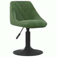 VidaXL Tabouret de bar Vert foncé Velours Modèle Flex Marine - 335319