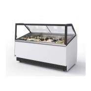 Vitrine à crèmes glacées pour chr, traiteurs, boulangeries, pâtisseries, marchands de glace et snacks -  delight 20 iarp