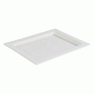 APS Plateau GN 1/2 -FRAMES- 32,5 x 26,5 cm, H : 2 - blanc porcelaine 82356