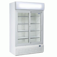 Armoire à boissons blanche 2 portes coulissantes 1000 L - avec canopy | Coolhead - DC1000S