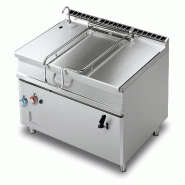 Brasero basculant à gaz réservoir en acier inoxydable 120 LT. Structure en acier inoxydable. Dimensions 120x90 h90 cm. Modèle BR120-912GF/I - 2175
