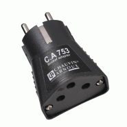 CHAUVIN ARNOUX - Adaptateur de mesure pour prise 2P+T EU et Schuko - Mesure P (Phase), N (Neutre) et PE (Terre) en sécurité
