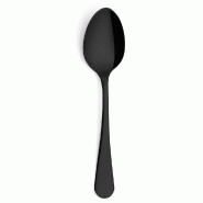 Cuillère à dessert PVD noir inox 18/10 ép.3 mm personnalisable Vigo - par 1