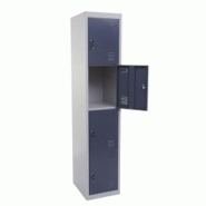 Décoshop26 - Casier armoire de rangement 4 compartiments verrouillables 180 x 38 x 45 cm acier gris anthracite 04_0007262 - gris 3000262031382 Décoshop26 - Casier armoire de rangement 4 compartiments verrouillables 180 x 38 x 45 cm acier gris anthracite 04_0007262 - gris 3000262031382