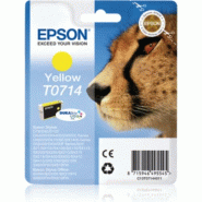 EPSON T0714 / Guépard - Cartouche d'encre DuraBrite Ultra jaune authentique - 8715946360423