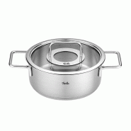 Fissler - Pure Collection - Casserole avec couvercle en verre 24 cm - 4009209398617