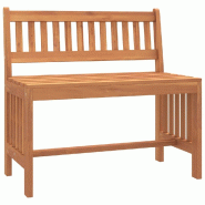 Helloshop26 - Banc de jardin meuble de patio d'extérieur terrasse 80 x 45 x 77 cm bois massif d'eucalyptus 02_0011325 - Bois massif 3000620782727