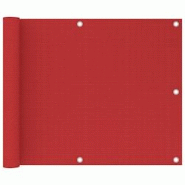 Helloshop26 - Écran de balcon brise pare vue protection confidentialité 75 x 500 cm PEHD rouge 02_0010356 - 3000566682723 Helloshop26 - Écran de balcon brise pare vue protection confidentialité 75 x 500 cm PEHD rouge 02_0010356 - 3000566682723