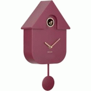 Horloge murale en ABS Modern Cuckoo Oro mauve Karlsson - violet 8714302775475 Horloge murale en ABS Modern Cuckoo Oro mauve Karlsson - violet 8714302775475