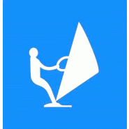 Panneau E20 - Pratique de la planche  à voile - fluvial