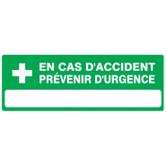 Panneaux rigides 330x75 mm secours évacuation - PNGPSC-TL08/ECAP_0
