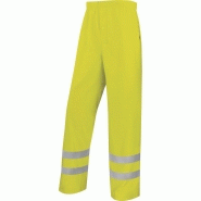 Pantalon de pluie hv polyester enduit polyurethane exterieur - 900panhv