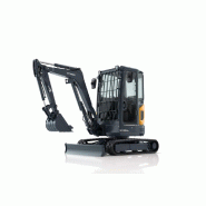 Pelle compacte Hyundai HX30A Z - 3 tonnes - Moteur Stage V - Déport arrière nul Pelle compacte Hyundai HX30A Z - 3 tonnes - Moteur Stage V - Déport arrière nul