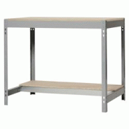 PROREGAL Établi BUFFALO | HxLxP 84x90x61cm | Capacité de charge 400kg | Gris - gris métal PR_RS32-03 PROREGAL Établi BUFFALO | HxLxP 84x90x61cm | Capacité de charge 400kg | Gris - gris métal PR_RS32-03
