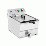Royal Catering - Royal Catering RCPSF 13ETH Friteuse Électrique Professionnelle Semi-Professionnelle Avec Robinet De Vidange 16 Litres Monophasé (3