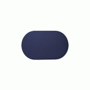 Stil Casa, set de 12 sets de table unicolores, polyuréthane cousu, 48xh. 30 cm, finition dollar couleur bleu. - TOV4830-D-BND Stil Casa, set de 12 sets de table unicolores, polyuréthane cousu, 48xh. 30 cm, finition dollar couleur bleu. - TOV4830-D-BND