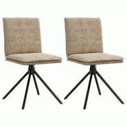 VidaXL Chaise à Manger Gris Clair Similicuir Daim - gris 4101279 VidaXL Chaise à Manger Gris Clair Similicuir Daim - gris 4101279