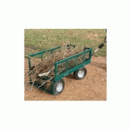 Chariot de jardin weekend kart - louis moulin - 100l basculant