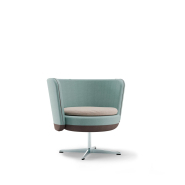 Chaise scolaire pivotante, à assise robuste et rembourrée - Manny Chaise scolaire pivotante, à assise robuste et rembourrée - Manny