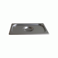 DBMARK - GNL13000-304 - Couvercle avec poignée pour récipient GN 1/3 - 0.8mm S/S304 - gris inox GNL13000-304